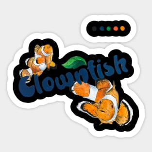 Clownfish Fanta Sticker